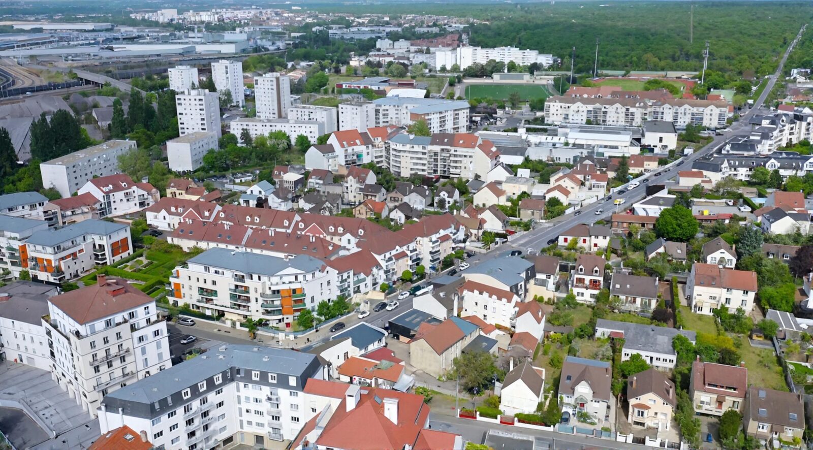 Quartier Stade Léo Lagrange à Poissy